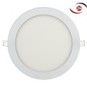 UP Einbaustrahler 15Watt 6400K Kaltweiß rund Ultraslim LED Panele Deckenleuchte Einbauleuchte