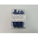 Leitungsverbinder blau PVC Isoliert 25 Stück im praktischem Box Lötfreie Leitungsverbinder