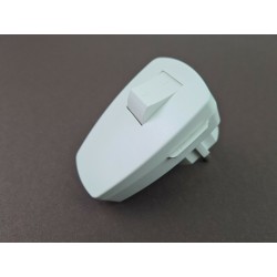ISO-Stecker mit Schalter weiß abschaltbarer Stecker schaltbar ws REV Ritter