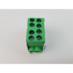 Hauptleitungs-Abzweigklemme Kabelklemme 1 Polig HLAK 25-1/2 M2 Farbe grün