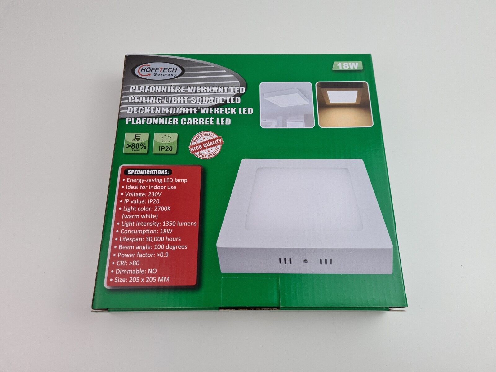 LED Deckenleuchte Deckenlampe mit Bewegungsmelder Sensor Lampe Treppenleuchte DE