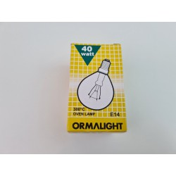 Ormalight Backofenlampe E14 40W klar 415lm Lampe für Backofen Tropfenform E14 bis 300°C
