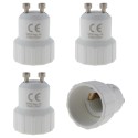 4 x Lampensockel Adapter GU10 auf E14 Fassung Stecker Glühbirne Adapter Fassung