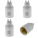 4 x Lampensockel Adapter GU10 auf E27 Fassung Stecker Glühbirne Adapter Fassung