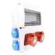 Baustromverteiler 1x CEE 16A 1x CEE 32A 4x Schuko Steckdose Stromkasten Stromverteiler Verteilerkasten