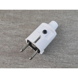 ABL PVC Schuko Stecker ABL bis 3x1,5mm² Stecker Schuko ABL PVC weiß