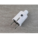 ABL PVC Schuko Stecker ABL bis 3x1,5mm² Stecker Schuko ABL PVC weiß