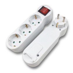 Steckdosen Schalter abschaltbare Steckdose Zwischenstecker Schalter Stecker !