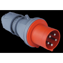 CEE Stecker 63A IP44 5 Polig Starkstrom Stecker 63A rot CEE-Stecker