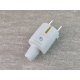 PVC Stecker Schutzkontakt grau