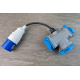 CEE 3 Fach Verteiler auf Schuko