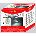 Universal Wand-/Spot Led Leuchte mit Bewegungsmelder und Lichtsensot