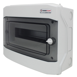 1 Reihig Sicherungskasten Aufputz IP65 