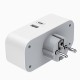 Schuko Adapterstecker mit 2x USB Ladeanschluss 