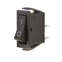 Einbau Wippschalter I-0 Wippenschalter 6A 31x14mm Einbau Schalter schwarz 250V