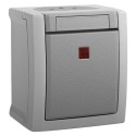 Kontrollschalter Viko Pacific AP IP54 Grau, Kontrollschalter Pacific Programm !